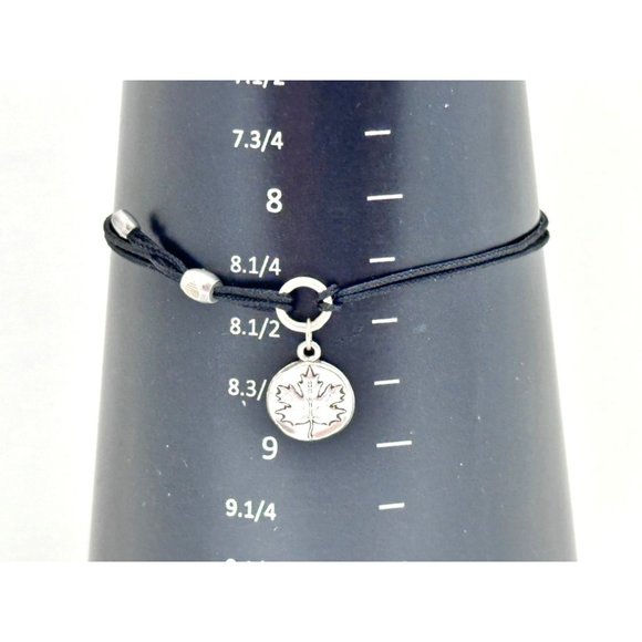 Alex & Ani Maple Leaf Pull Cord Bracelet - Picture 5 of 6